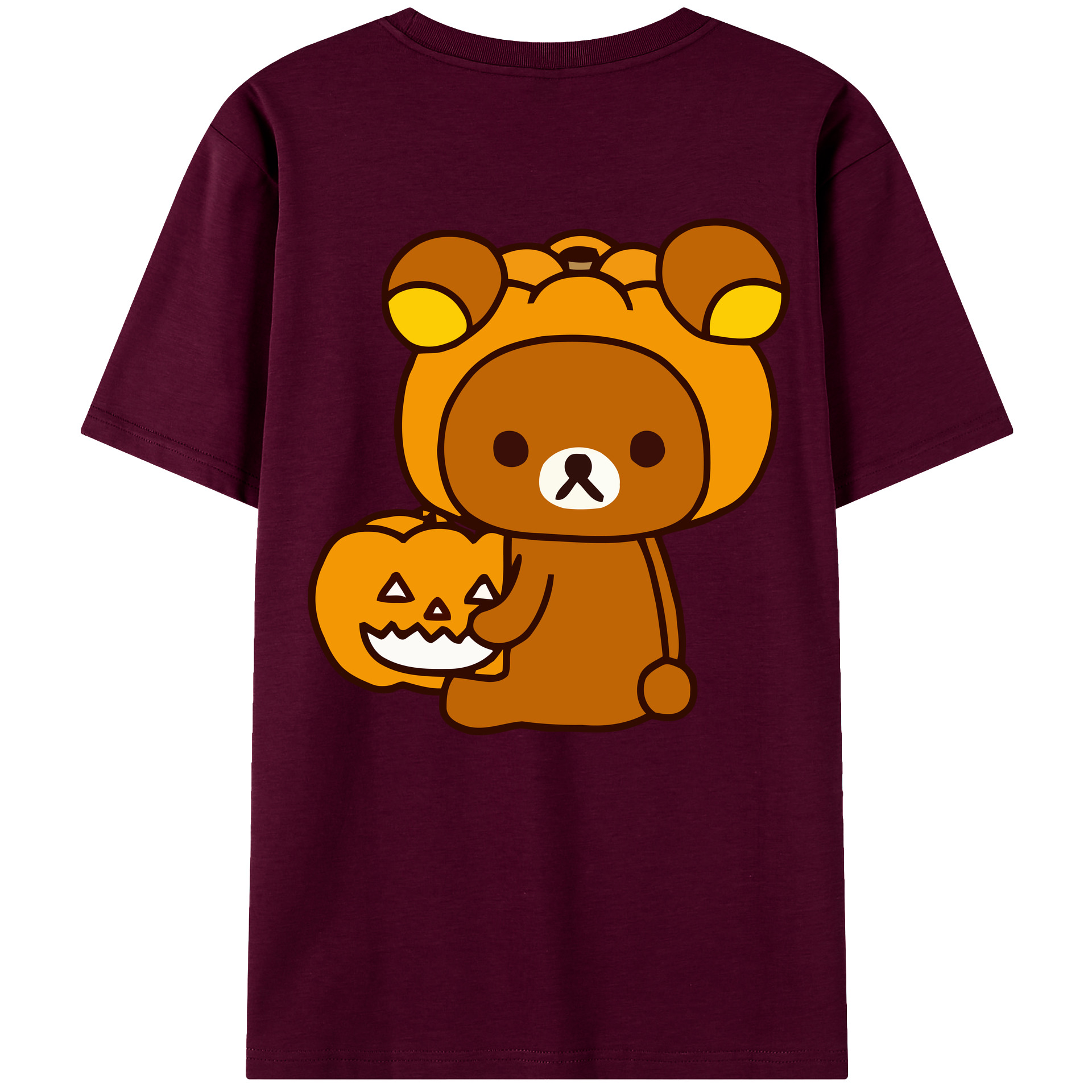 （画像用） リラックマ リラックマ キイロイトリ Rilakkuma Korilakkuma Kiiroitori レディース半袖Tシャツ(バックプリント)